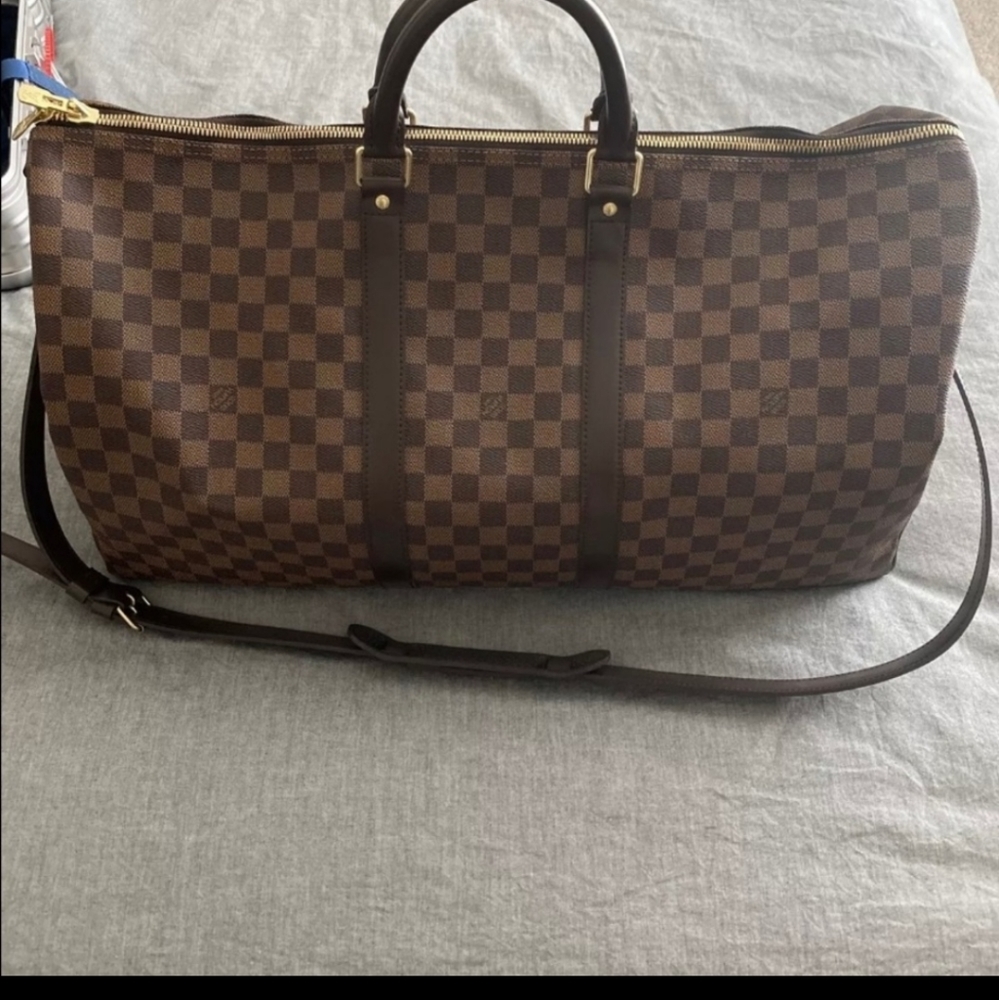 🔥SOLD🔥Louid Vuitton Damier Ebene Duffle 55